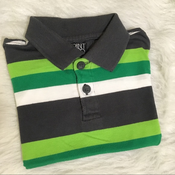 Point Zero Other - [Point Zero] Striped Polo Shirt